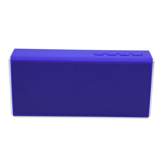 NewRixing NR-5012 Desktop Plating Bluetooth Speakerr, Support Hands-free Call / TF Card / FM / U Disk(Blue) - Desktop Speaker by NewRixing | Online Shopping South Africa | PMC Jewellery | Buy Now Pay Later Mobicred