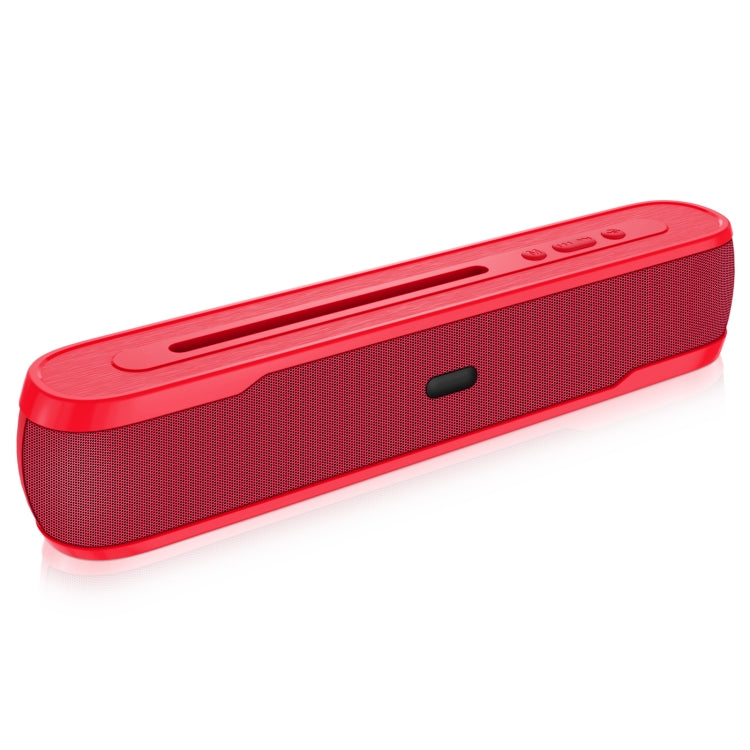 NewRixing NR-9017 Outdoor Portable Bluetooth Speaker with Phone Holder, Support Hands-free Call / TF Card / FM / U Disk(Red) - Desktop Speaker by NewRixing | Online Shopping South Africa | PMC Jewellery | Buy Now Pay Later Mobicred