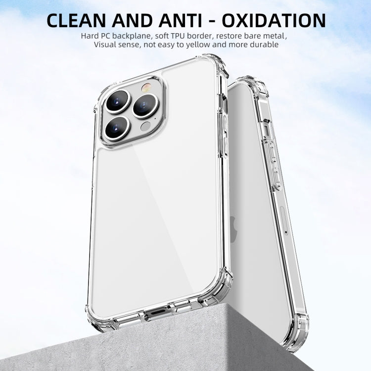 For iPhone 13 Pro Max iPAKY Crystal Clear Series Transparent Shockproof TPU + PC Protective Case - iPhone 13 Pro Max Cases by iPAKY | Online Shopping South Africa | PMC TechLife