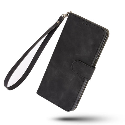 For Doogee N40 Pro Solid Color Skin Feel Magnetic Buckle Horizontal Flip PU Leather Case with Holder & Card Slots & Wallet(Black) - More Brand by PMC Jewellery | Online Shopping South Africa | PMC Jewellery | Buy Now Pay Later Mobicred