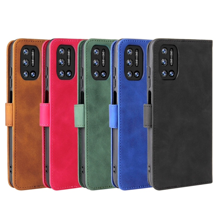 For Doogee N40 Pro Solid Color Skin Feel Magnetic Buckle Horizontal Flip PU Leather Case with Holder & Card Slots & Wallet(Brown) - More Brand by PMC Jewellery | Online Shopping South Africa | PMC Jewellery | Buy Now Pay Later Mobicred