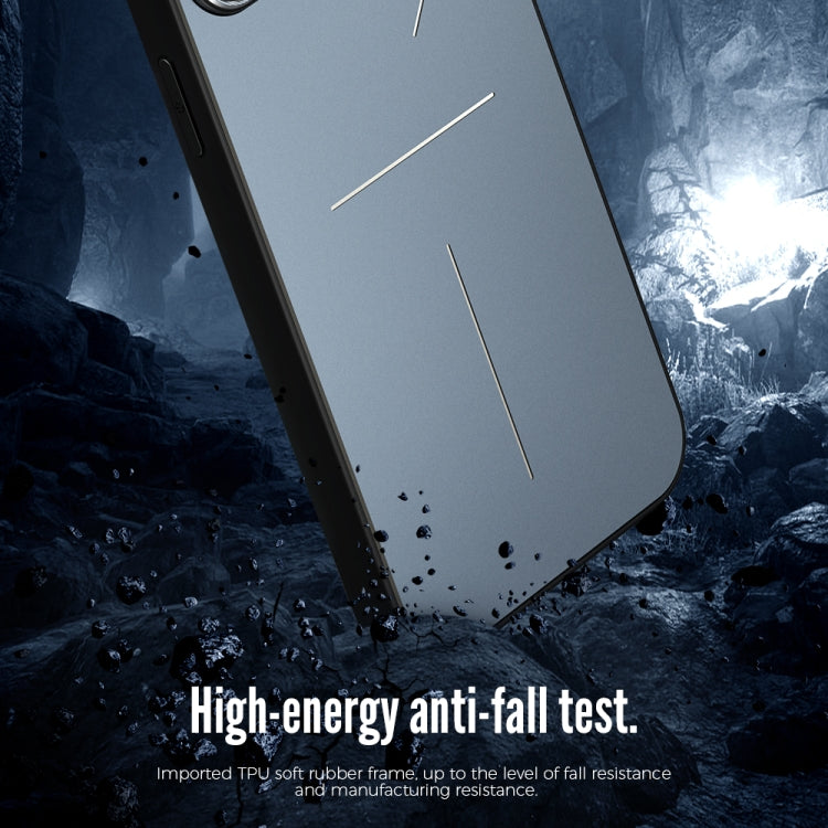 For iPhone 11 Pro Max R-JUST RJ-52 3-Line Style Metal TPU Shockproof Protective Case (Silver) - free shipping - PMC TechLife - Order now!