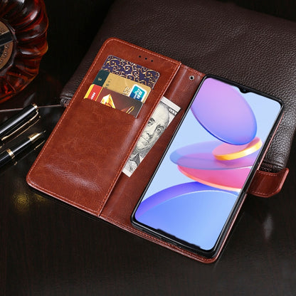 For U-MAGIC 30e idewei Crazy Horse Texture Horizontal Flip Leather Case with Holder & Card Slots & Wallet(Dark Blue) - More Brand by idewei | Online Shopping South Africa | PMC Jewellery | Buy Now Pay Later Mobicred