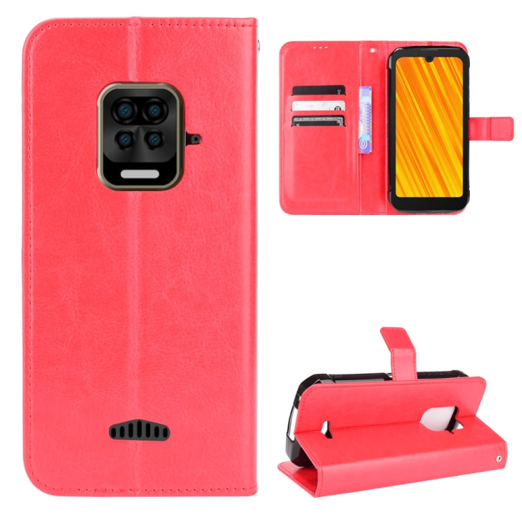 For Doogee S59 / S59 Pro Crazy Horse Texture Horizontal Flip Leather Case with Holder & Card Slots & Lanyard(Red) - More Brand by PMC Jewellery | Online Shopping South Africa | PMC Jewellery | Buy Now Pay Later Mobicred