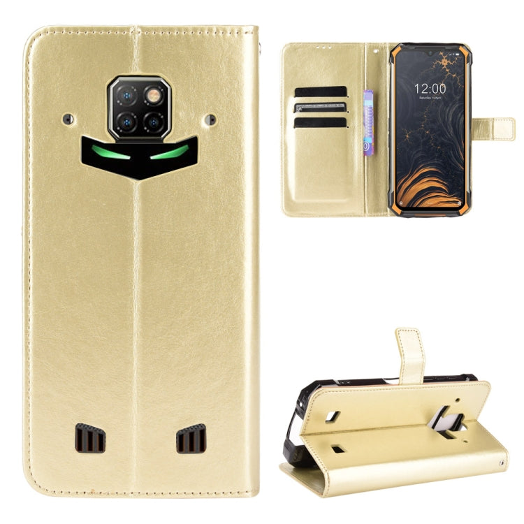 For Doogee S88 Plus / S88 Pro Crazy Horse Texture Horizontal Flip Leather Case with Holder & Card Slots & Lanyard(Gold) - More Brand by PMC Jewellery | Online Shopping South Africa | PMC Jewellery | Buy Now Pay Later Mobicred