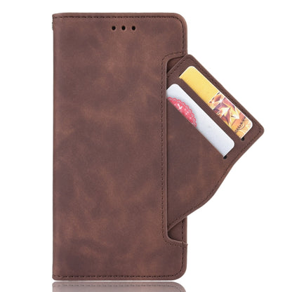 For Blackview Oscal C20 Skin Feel Calf Pattern Horizontal Flip Leather Case with Holder & Card Slots & Photo Frame(Brown) - More Brand by PMC Jewellery | Online Shopping South Africa | PMC Jewellery