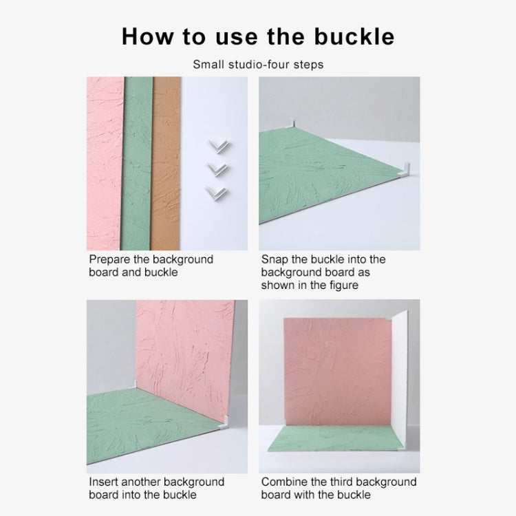 60 x 60cm PVC Backdrop Board Coarse Sand Texture Cement Photography Backdrop Board(White) - Brick Wall by PMC TechLife | Online Shopping South Africa | PMC TechLife | Buy Now Pay Later Mobicred