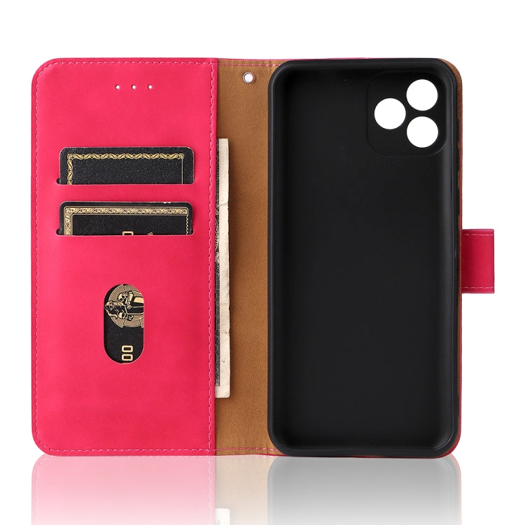 For Blackview Oscal C20 Solid Color Skin Feel Magnetic Buckle Horizontal Flip PU Phone Case(Rose Gold) - More Brand by PMC Jewellery | Online Shopping South Africa | PMC Jewellery | Buy Now Pay Later Mobicred