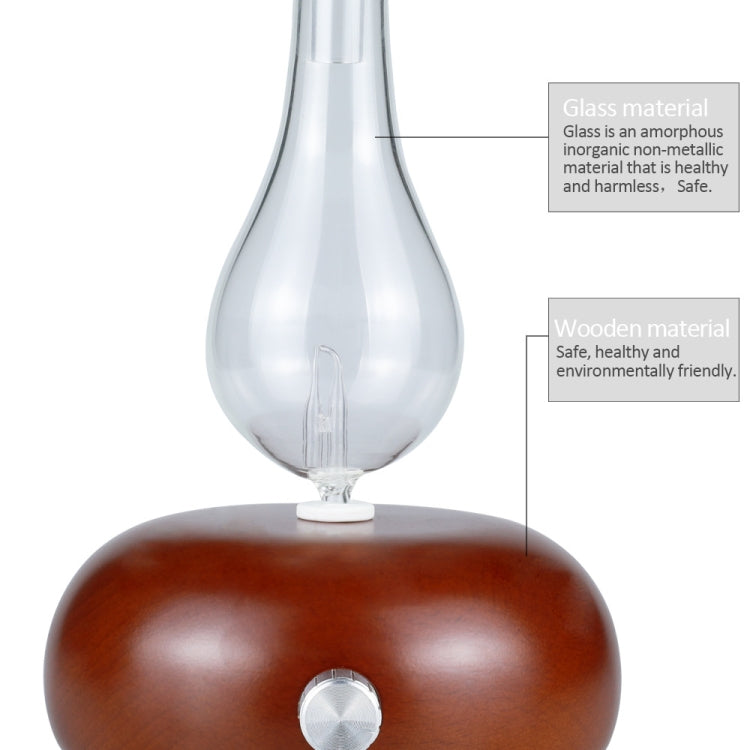 Wood Essential Oil Diffuser Aromatherapy Machine Automatic Alcohol Sprayer, Plug Specification:EU Plug(Dark Brown) - free shipping - PMC TechLife - Order now!