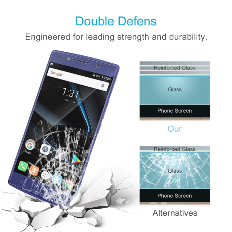 10 PCS 0.26mm 9H 2.5D Tempered Glass Film For Doogee BL7000 - For Doogee by PMC Jewellery | Online Shopping South Africa | PMC Jewellery | Buy Now Pay Later Mobicred