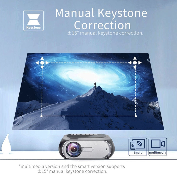 T7 1920x1080P 200 ANSI Portable Home Theater LED HD Digital Projector, Basic Version, AU Plug(Black) - LED Projector by PMC TechLife | Online Shopping South Africa | PMC TechLife | Buy Now Pay Later Mobicred