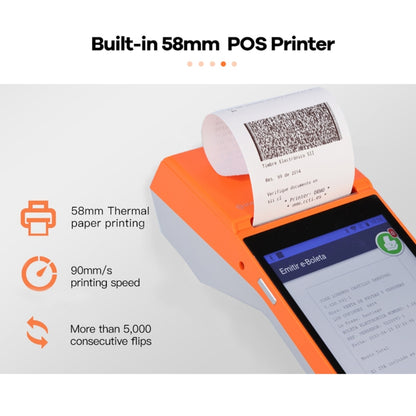 SGT-SP01 5.5 inch HD Screen Handheld POS Receipt Printer, Basic Version, US Plug(Orange) - Printer by PMC Jewellery | Online Shopping South Africa | PMC Jewellery | Buy Now Pay Later Mobicred