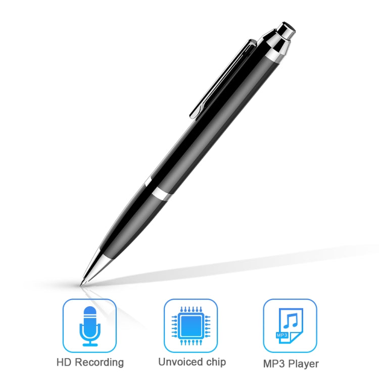 Q90 Intelligent HD Digital Noise Reduction Recording Pen, Capacity:16GB(Black) - Recording Pen by PMC Jewellery | Online Shopping South Africa | PMC Jewellery | Buy Now Pay Later Mobicred