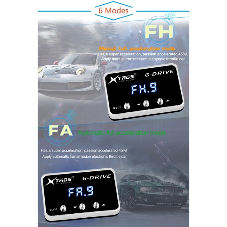 For Mitsubishi Strada 2015- TROS TS-6Drive Potent Booster Electronic Throttle Controller - Car Modification by TROS | Online Shopping South Africa | PMC TechLife | Buy Now Pay Later Mobicred