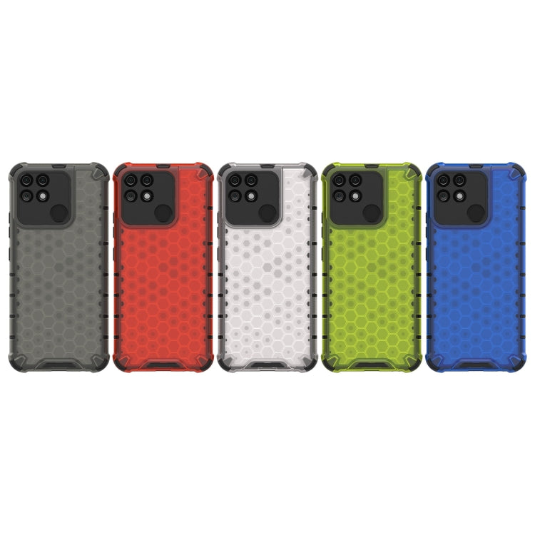 For OPPO Realme Narzo 50A Honeycomb PC + TPU Phone Case(Black) - Realme Cases by PMC TechLife | Online Shopping South Africa | PMC TechLife | Buy Now Pay Later Mobicred