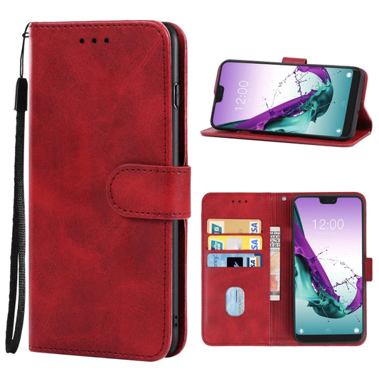 Leather Phone Case For Doogee N10(Red) - More Brand by PMC Jewellery | Online Shopping South Africa | PMC Jewellery | Buy Now Pay Later Mobicred