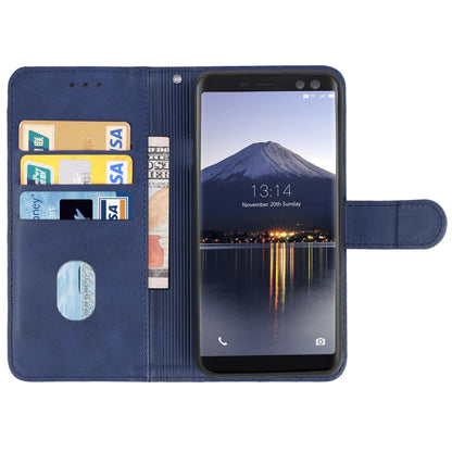 Leather Phone Case For DOOGEE BL12000 / BL12000 Pro(Blue) - Doogee Cases by PMC Jewellery | Online Shopping South Africa | PMC Jewellery | Buy Now Pay Later Mobicred