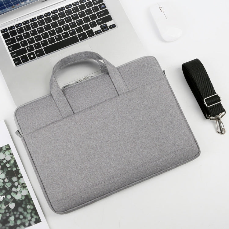 P310 Waterproof Oxford Cloth Laptop Handbag For 13.3 inch(Grey) - 13.3 inch by PMC Jewellery | Online Shopping South Africa | PMC Jewellery | Buy Now Pay Later Mobicred