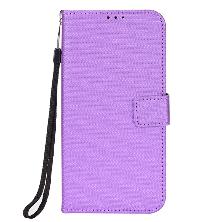 For Ulefone Armor X9 Diamond Texture Leather Phone Case(Purple) - Ulefone Cases by PMC Jewellery | Online Shopping South Africa | PMC Jewellery | Buy Now Pay Later Mobicred