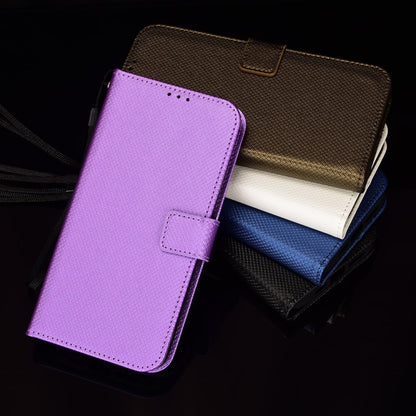 For Ulefone Armor X9 Diamond Texture Leather Phone Case(Purple) - Ulefone Cases by PMC Jewellery | Online Shopping South Africa | PMC Jewellery | Buy Now Pay Later Mobicred