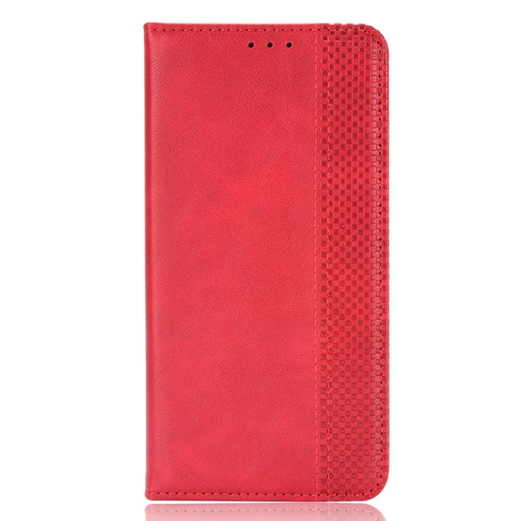 For Ulefone Armor 8 Magnetic Buckle Retro Texture Leather Phone Case(Red) - Ulefone Cases by PMC Jewellery | Online Shopping South Africa | PMC Jewellery | Buy Now Pay Later Mobicred
