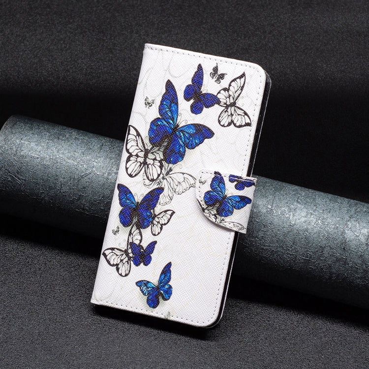 For Samsung Galaxy A33 5G Colored Drawing Leather Phone Case(Butterflies) - Galaxy Phone Cases by PMC TechLife | Online Shopping South Africa | PMC TechLife