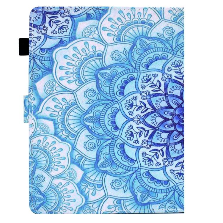 For 10 inch Tablet Electric Pressed TPU Leather Tablet Case(Green Flower) - 10 - 11 inch by PMC TechLife | Online Shopping South Africa | PMC TechLife | Buy Now Pay Later Mobicred