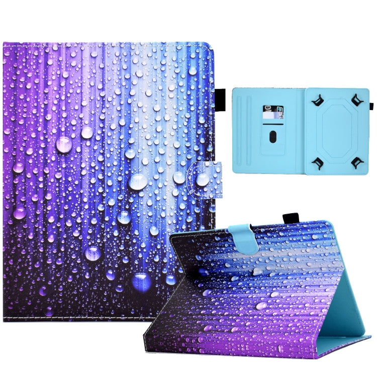 For 10 inch Tablet Electric Pressed TPU Leather Tablet Case(Water Droplets) - 10 - 11 inch by PMC TechLife | Online Shopping South Africa | PMC TechLife | Buy Now Pay Later Mobicred