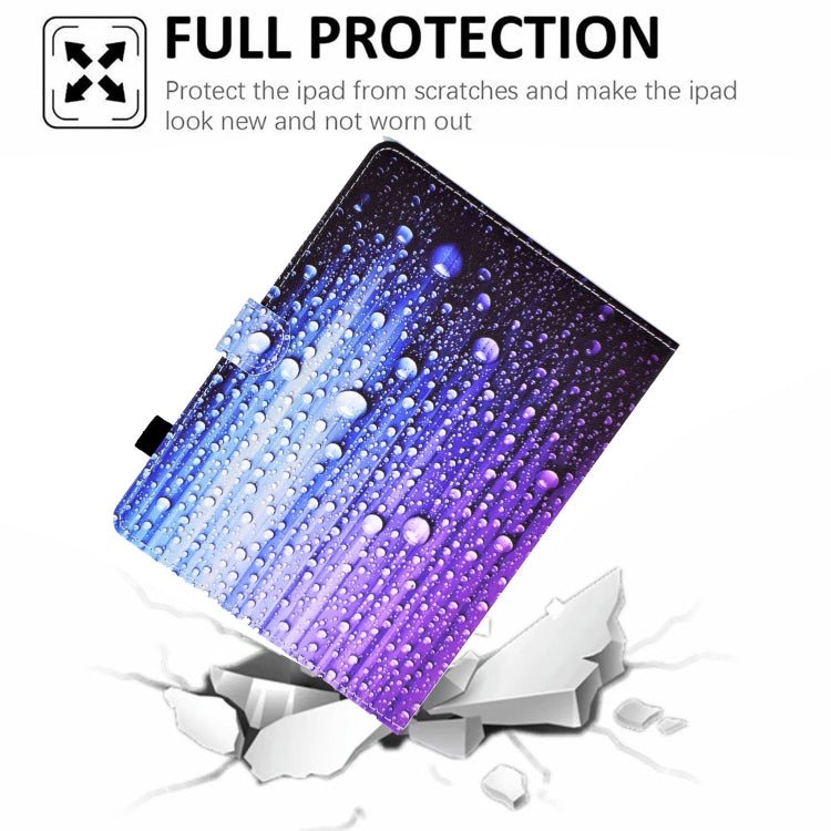 For 10 inch Tablet Electric Pressed TPU Leather Tablet Case(Water Droplets) - 10 - 11 inch by PMC TechLife | Online Shopping South Africa | PMC TechLife | Buy Now Pay Later Mobicred
