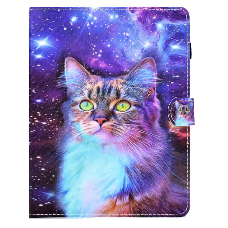 For 10 inch Tablet Electric Pressed TPU Leather Tablet Case(Star Cat) - 10 - 11 inch by PMC TechLife | Online Shopping South Africa | PMC TechLife | Buy Now Pay Later Mobicred