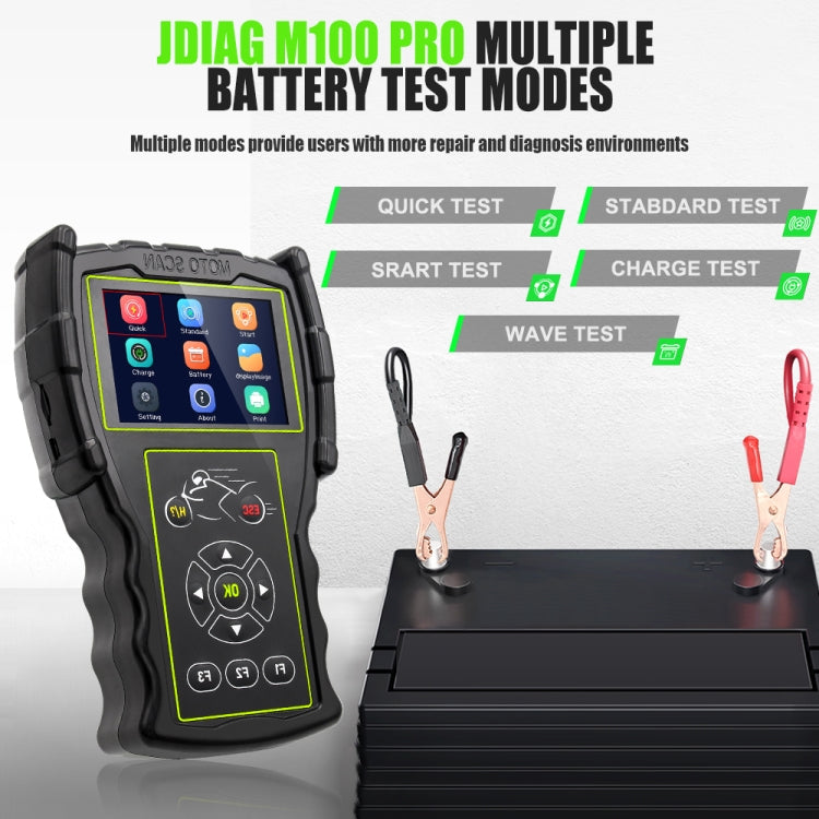 JDiag M100 PRO Intelligent Motorcycle Electronic Fuel Injection System Diagnostic Instrument(Black) - Electrical Instruments by PMC Jewellery | Online Shopping South Africa | PMC Jewellery | Buy Now Pay Later Mobicred