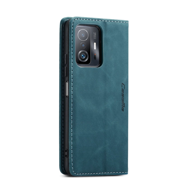 For Xiaomi Mi 11T / 11T Pro CaseMe 013 Multifunctional Leather Phone Case(Blue) - Xiaomi Cases by CaseMe | Online Shopping South Africa | PMC Jewellery | Buy Now Pay Later Mobicred