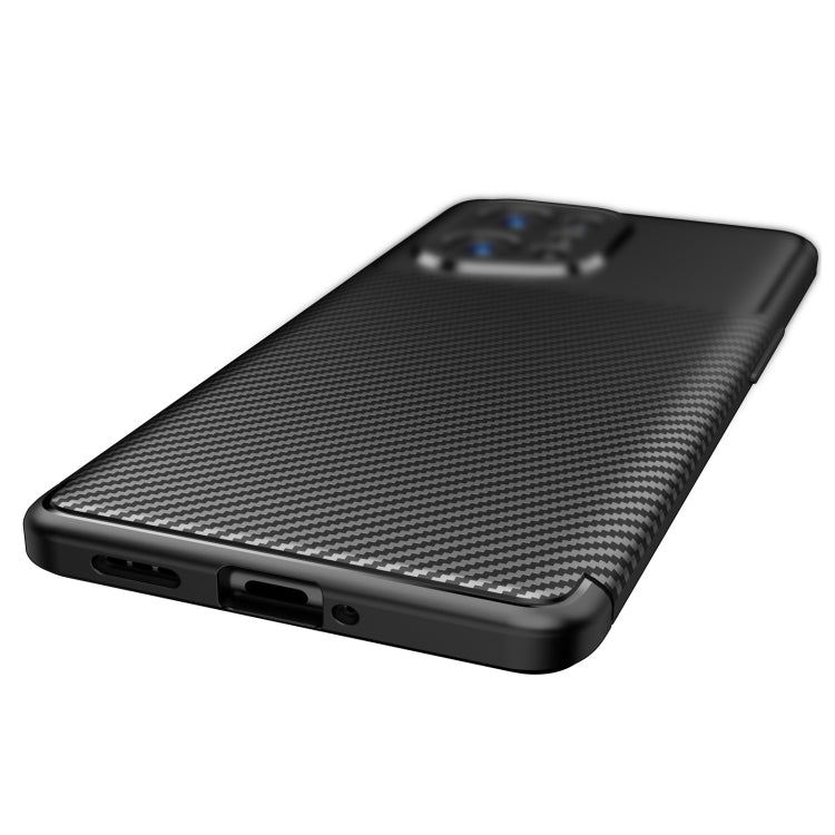 For OPPO Find X5 Carbon Fiber Texture Shockproof TPU Phone Case(Black) - OPPO Cases by PMC Jewellery | Online Shopping South Africa | PMC Jewellery