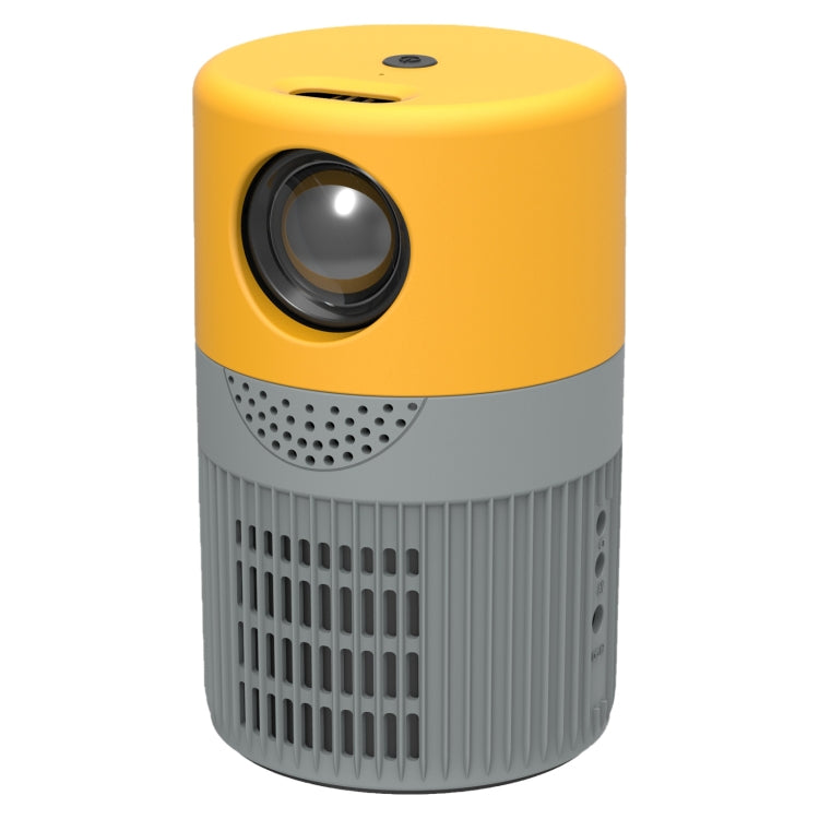 T400 100 inch Screen 3000 Lumens LED Mini Projector, Plug Type:AU Plug(Grey Yellow) - Mini Projector by PMC TechLife | Online Shopping South Africa | PMC TechLife | Buy Now Pay Later Mobicred