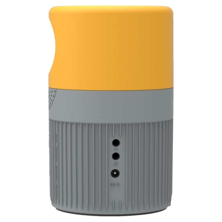 T400 100 inch Screen 3000 Lumens LED Mini Projector, Plug Type:AU Plug(Grey Yellow) - Mini Projector by PMC TechLife | Online Shopping South Africa | PMC TechLife | Buy Now Pay Later Mobicred