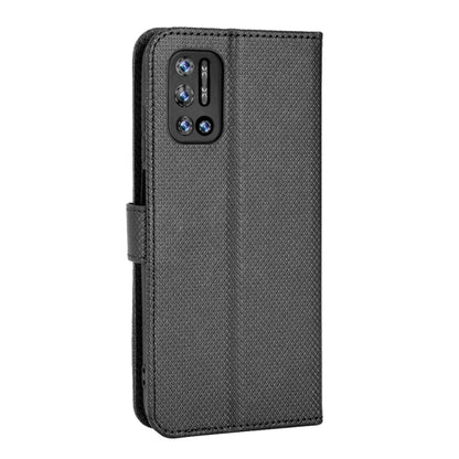 For DOOGEE N40 Pro Diamond Texture Leather Phone Case(Black) - Doogee Cases by PMC Jewellery | Online Shopping South Africa | PMC Jewellery | Buy Now Pay Later Mobicred