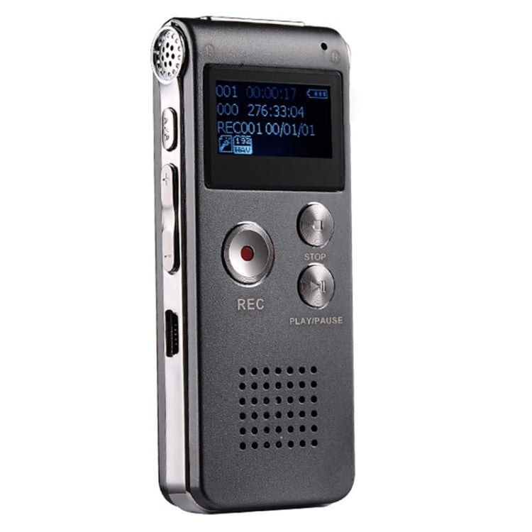 SK-012 16GB USB Dictaphone Digital Audio Voice Recorder with WAV MP3 Player VAR Function(Grey) - Other Style by PMC TechLife | Online Shopping South Africa | PMC TechLife | Buy Now Pay Later Mobicred