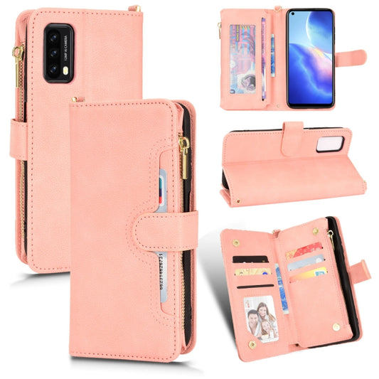 For Blackview A90 Litchi Texture Zipper Leather Phone Case(Pink) - More Brand by PMC Jewellery | Online Shopping South Africa | PMC Jewellery | Buy Now Pay Later Mobicred