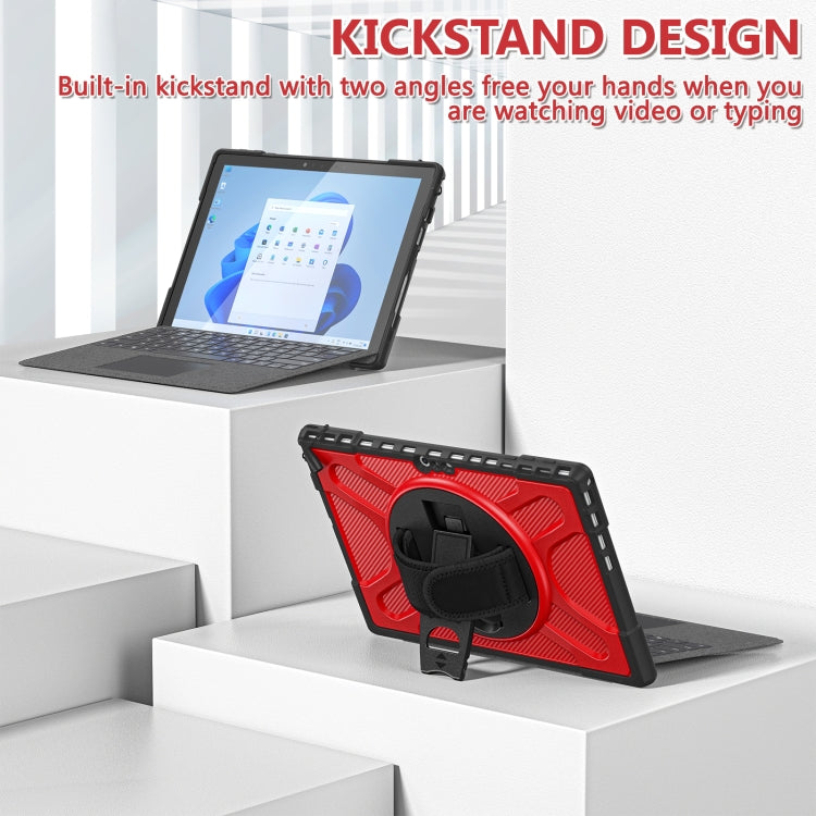 For MicroSoft Surface Pro 4 / 5 / 6 / 7 TPU + PC Tablet Case(Red) - free shipping - PMC TechLife - Order now!