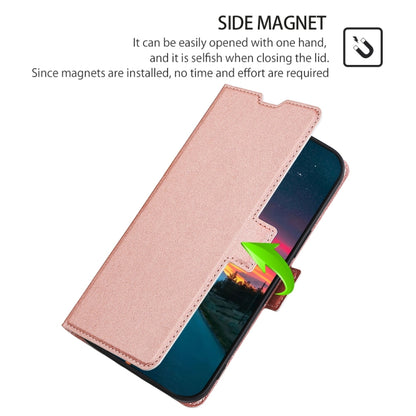 For Doogee N30 Ultra-thin Voltage Side Buckle PU + TPU Leather Phone Case(Rose Gold) - More Brand by PMC Jewellery | Online Shopping South Africa | PMC Jewellery | Buy Now Pay Later Mobicred