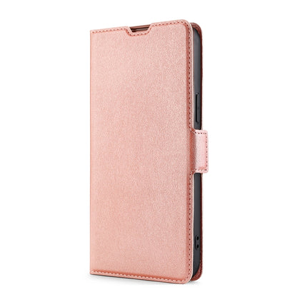For Blackview A60 Pro Ultra-thin Voltage Side Buckle PU + TPU Leather Phone Case(Rose Gold) - More Brand by PMC Jewellery | Online Shopping South Africa | PMC Jewellery | Buy Now Pay Later Mobicred