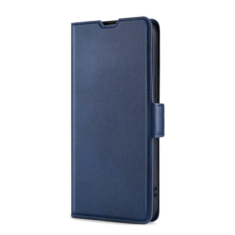 For Blackview A80 / A80S Ultra-thin Voltage Side Buckle PU + TPU Leather Phone Case(Blue) - More Brand by PMC Jewellery | Online Shopping South Africa | PMC Jewellery | Buy Now Pay Later Mobicred