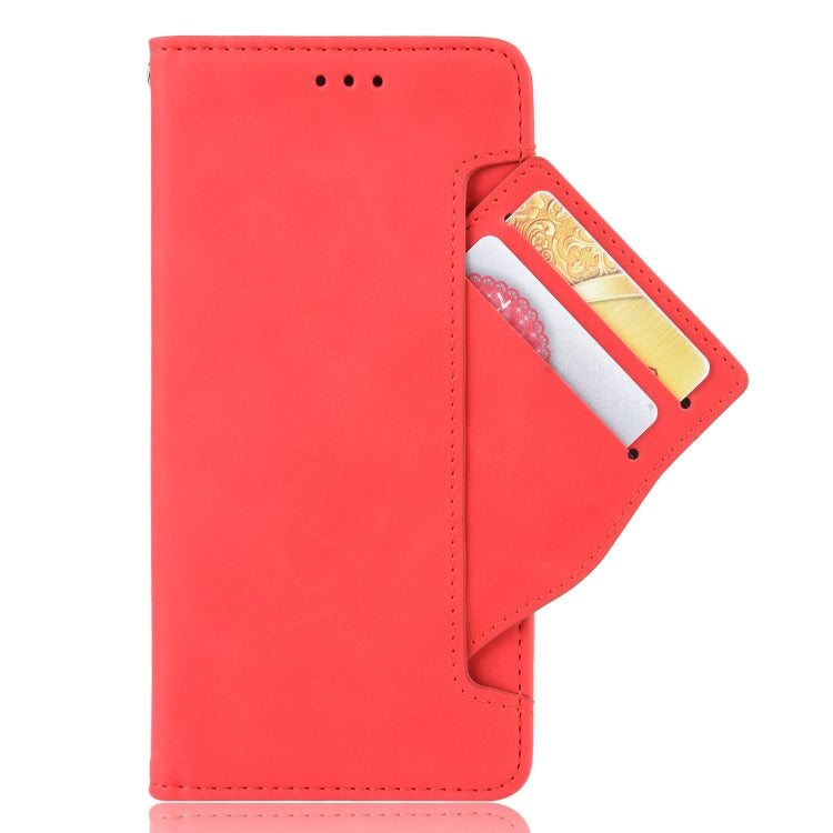 For Ulefone Note 13P Skin Feel Calf Pattern Leather Phone Case(Red) - Ulefone Cases by PMC Jewellery | Online Shopping South Africa | PMC Jewellery | Buy Now Pay Later Mobicred