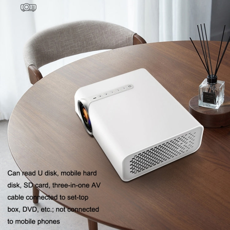 YG530 LED Small 1080P Wireless Screen Mirroring Projector, Power Plug:EU Plug(Black) - LED Projector by PMC TechLife | Online Shopping South Africa | PMC TechLife | Buy Now Pay Later Mobicred
