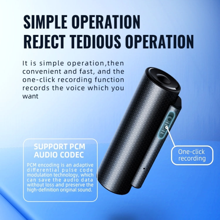 Q76 Smart HD Noise Reduction Voice Control Strong Magnetic Recording Pen, Capacity:32GB(Black) - Recording Pen by PMC Jewellery | Online Shopping South Africa | PMC Jewellery