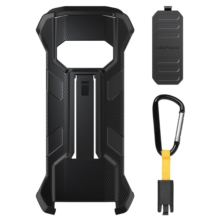 For Ulefone Power Armor 15 Ulefone Back Clip Phone Case with Carabiner (Black) - Ulefone Cases by Ulefone | Online Shopping South Africa | PMC Jewellery