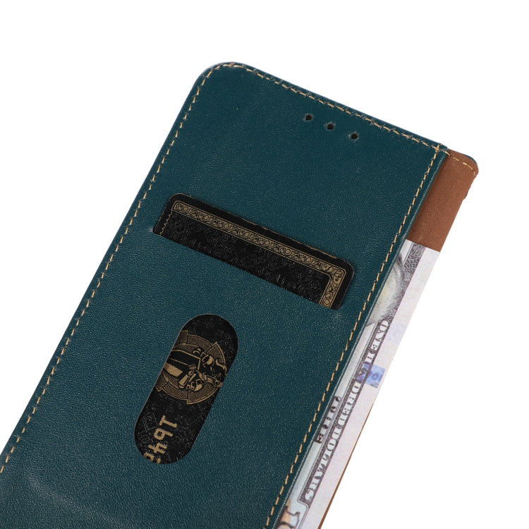 For Nokia C20 Plus KHAZNEH Nappa Top Layer Cowhide Leather Phone Case(Green) - Nokia Cases by PMC TechLife | Online Shopping South Africa | PMC TechLife | Buy Now Pay Later Mobicred