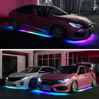 Car Modification Symphony Voice Control LED Chassis Lights, Specification:2 x 90cm + 2 x 120cm - Atmosphere lights by PMC Jewellery | Online Shopping South Africa | PMC Jewellery | Buy Now Pay Later Mobicred