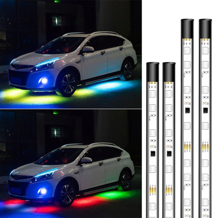 Car Modification Symphony Voice Control LED Chassis Lights, Specification:2 x 120cm + 2 x 150cm - Atmosphere lights by PMC TechLife | Online Shopping South Africa | PMC TechLife | Buy Now Pay Later Mobicred