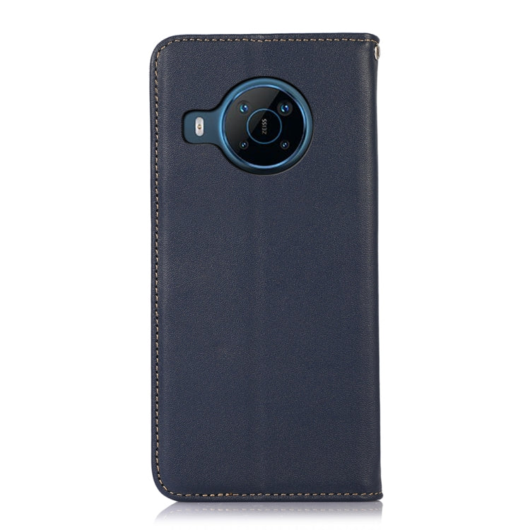For Nokia X100 KHAZNEH Nappa Top Layer Cowhide Leather Phone Case(Blue) - Nokia Cases by PMC TechLife | Online Shopping South Africa | PMC TechLife | Buy Now Pay Later Mobicred